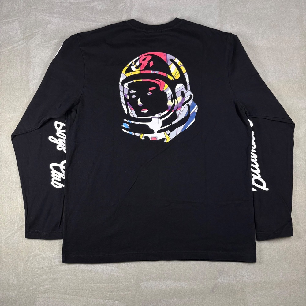 Billionaire Boys Club BBC Black Long Sleeve Graphic T-Shirt Astronaut XL Mens